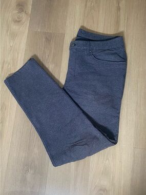 Lululemon Pants ABC Classic Heather Navy Utilitech Jeans Commute Mens 34